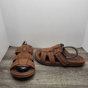 OluKai Kaula Sandals Shoes Men’s Size US 9 Brown Leather Adjustable